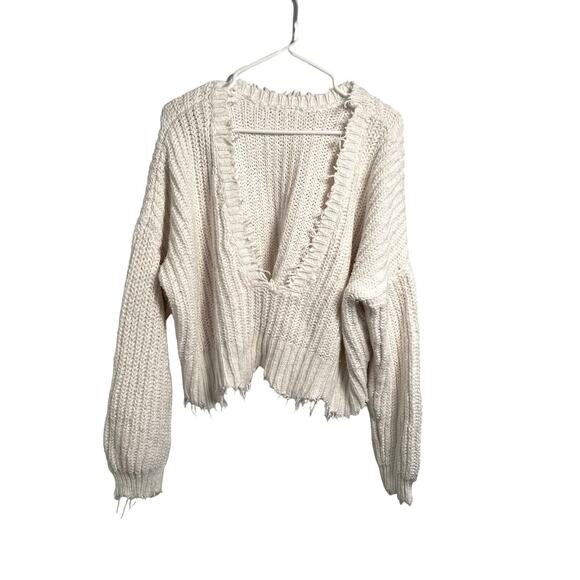 Revolve Wildfox Palmetto Reversible Knit Sweater Womens Size Small reversible - Picture 3 of 14